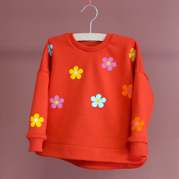 Blümchen-Sweater